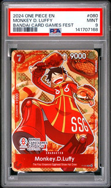 Monkey D. Luffy P-080 #080 PSA 9