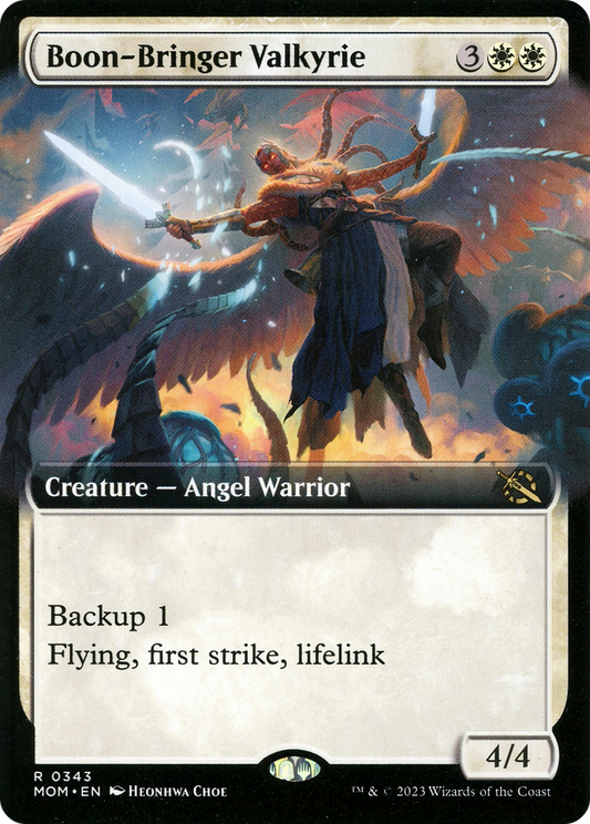 Boon-Bringer Valkyrie (MOM-343) - March of the Machine: (Extended Art)