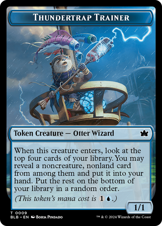 Thundertrap Trainer (TBLB-009) - Bloomburrow Tokens Foil
