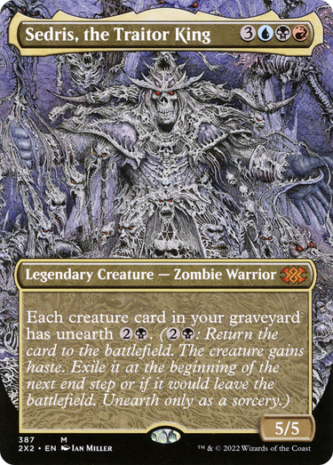 Sedris, the Traitor King (Borderless) (2X2-387) - Double Masters 2022 (Borderless) Foil