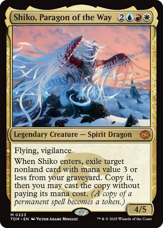 Shiko, Paragon of the Way (TDM-223) - Tarkir: Dragonstorm