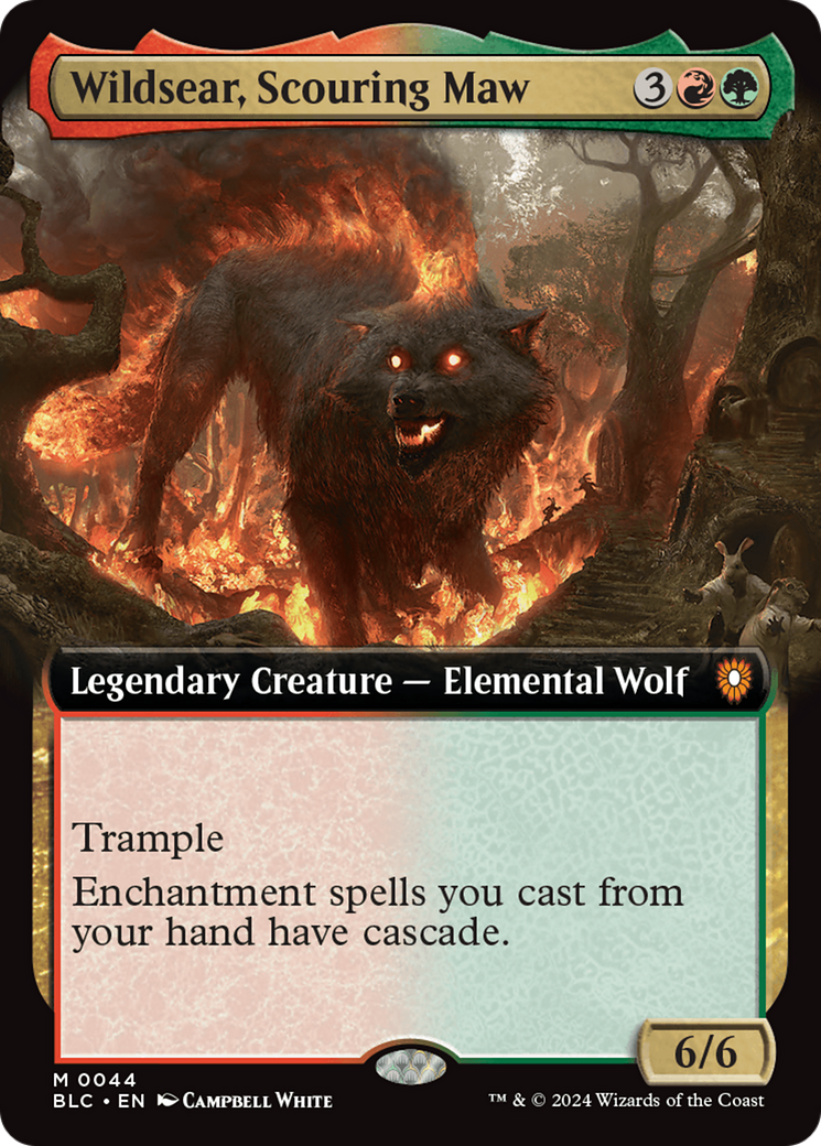 Wildsear, Scouring Maw (BLC-044) - Bloomburrow Commander