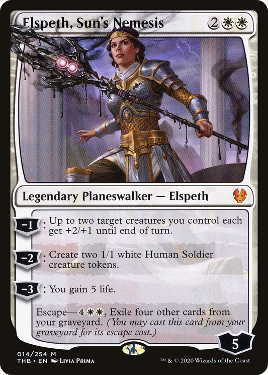 Elspeth, Sun's Nemesis (THB-014) - Theros Beyond Death