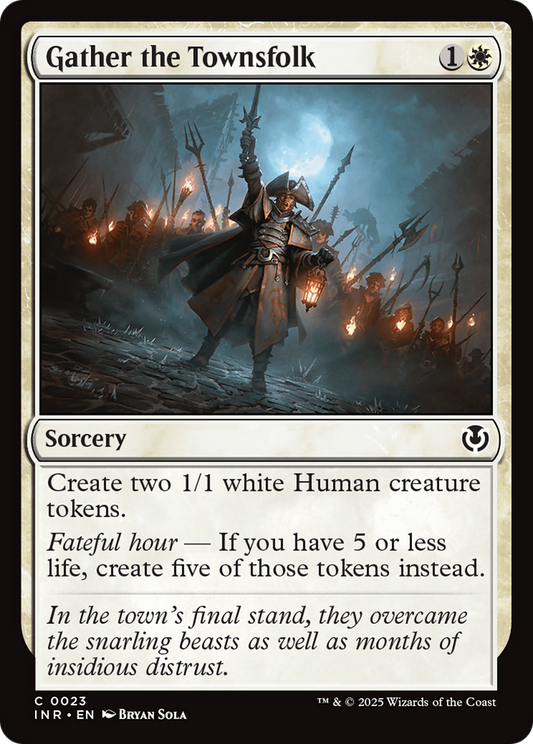 Gather the Townsfolk (-023) - Innistrad Remastered Foil