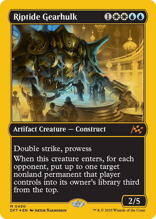 Riptide Gearhulk (First-Place Foil) (DFT-490) - Aetherdrift Foil