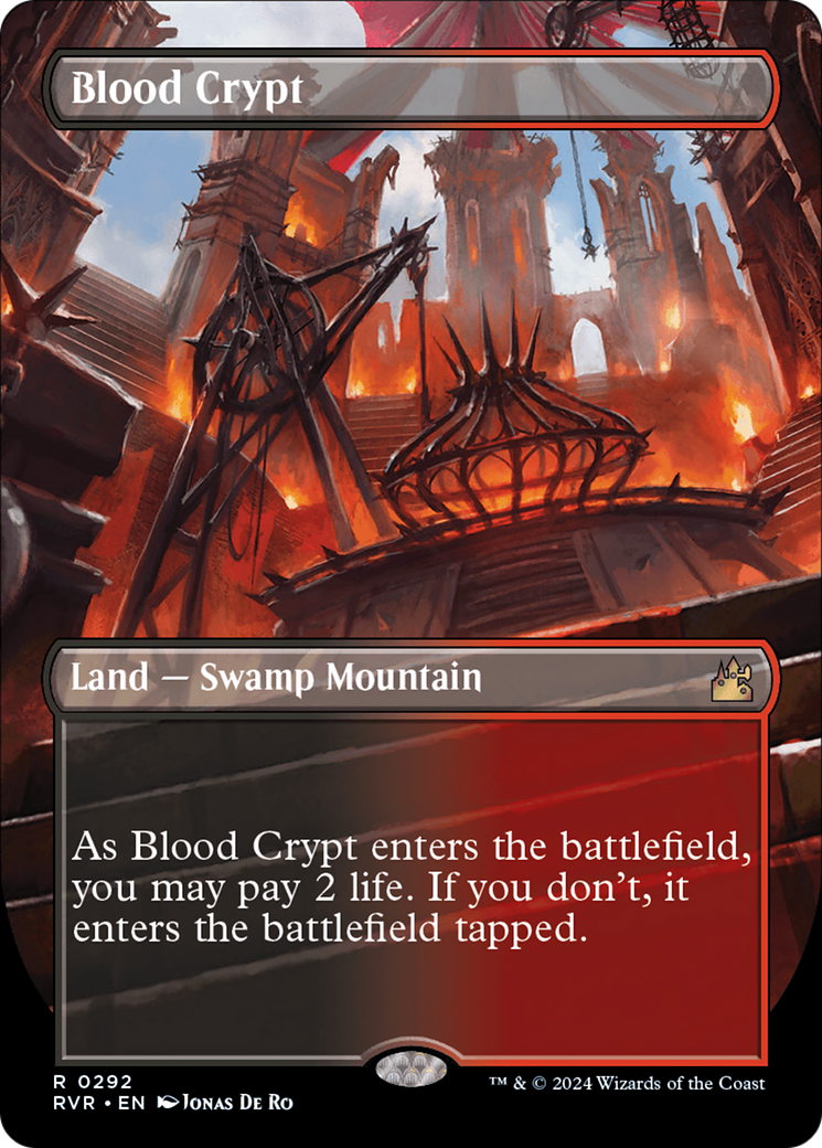 Blood Crypt (RVR-292) - Ravnica Remastered (Borderless) Foil