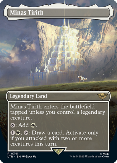 Minas Tirith (0341) (Borderless) (LTR-341) - The Lord of the Rings: Tales of Middle-earth (Borderless)