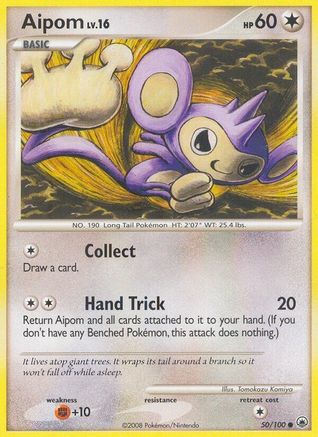 Aipom (50) 50/100 - Majestic Dawn Reverse Holofoil