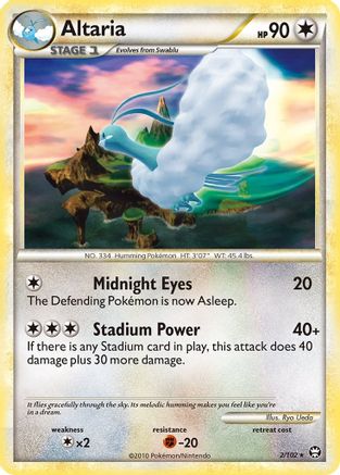 Altaria 2/102 - Triumphant Holofoil