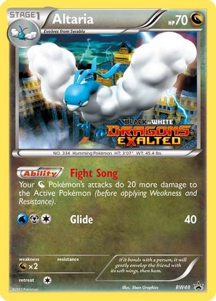 Altaria - BW48 (Prerelease) BW48/101 - Black and White Promos Holofoil