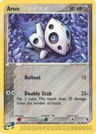 Aron - 25/109/109 - Ruby and Sapphire