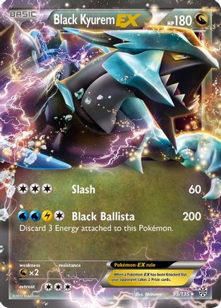 Black Kyurem EX 95/135 - Plasma Storm Holofoil