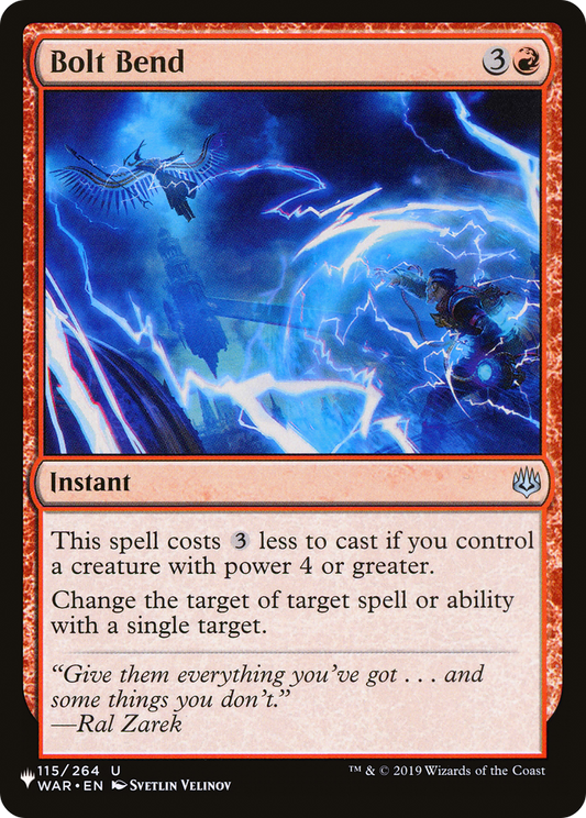 Bolt Bend (LIST-115/264) - The List