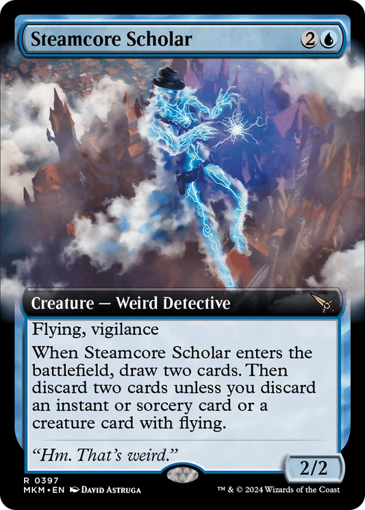 Steamcore Scholar (MKM-397) - Murders at Karlov Manor: (Extended Art) Foil