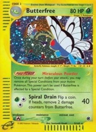 Butterfree (5)/165 - Expedition Reverse Holofoil