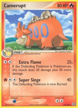 Camerupt/106 - Emerald Reverse Holofoil