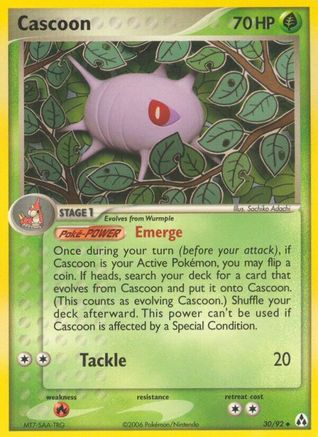 Cascoon 30/92 - Legend Maker Reverse Holofoil