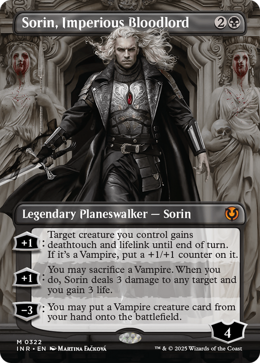 Sorin, Imperious Bloodlord (Borderless) (-322) - Innistrad Remastered