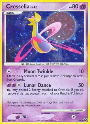 Cresselia 2/106 - Great Encounters Reverse Holofoil