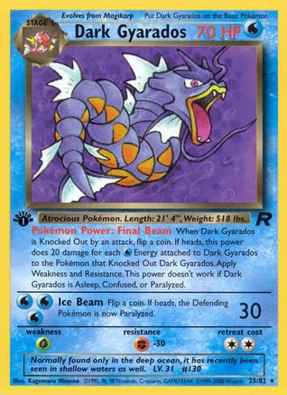 Dark Gyarados (25) 25/82 - Team Rocket Unlimited