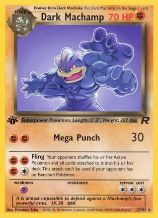 Dark Machamp (27) 27/82 - Team Rocket Unlimited