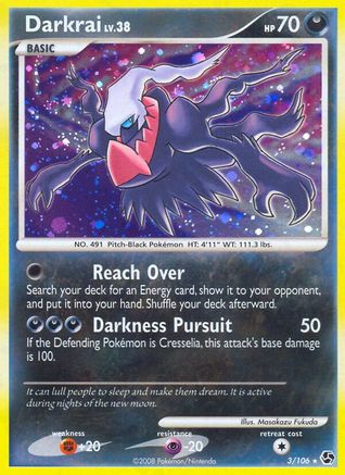 Darkrai 3/106 - Great Encounters Holofoil