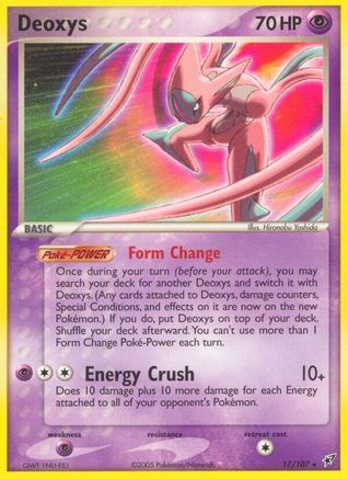 Deoxys (Attack Forme) 17/107 - Deoxys