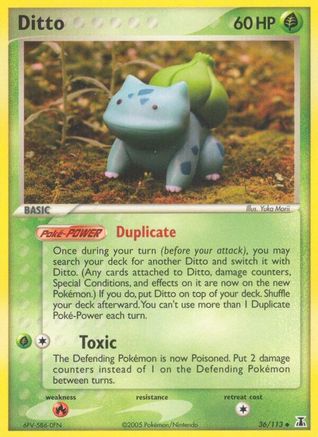 Ditto 36/113 - Delta Species Reverse Holofoil