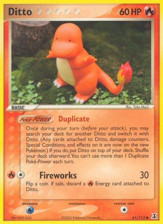 Ditto 61/113 - Delta Species Reverse Holofoil