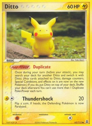 Ditto 63/113 - Delta Species Reverse Holofoil