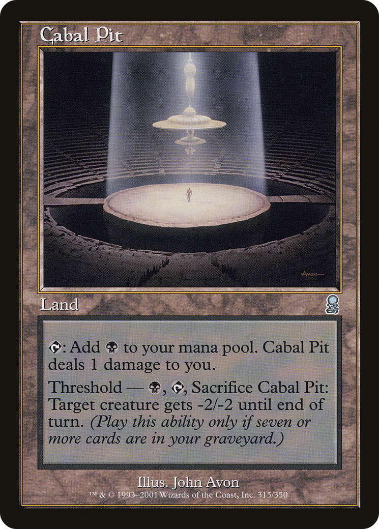 Cabal Pit (ODY-315) - Odyssey Foil