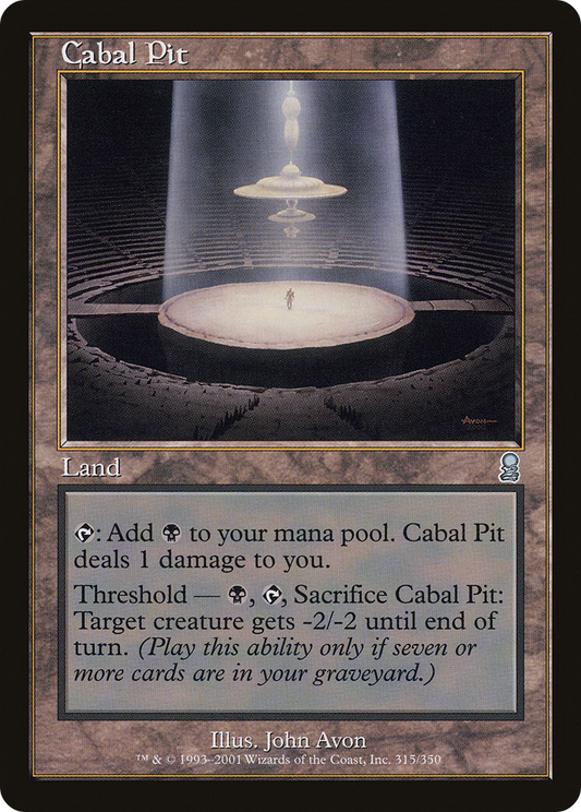 Cabal Pit (ODY-315) - Odyssey Foil