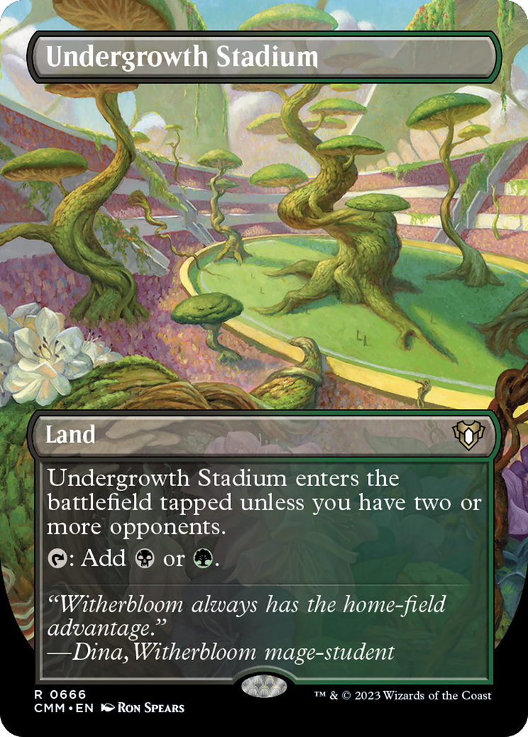 Undergrowth Stadium (CMM-666) - Commander Masters (Borderless)