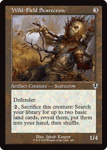 Wild-Field Scarecrow (Retro Frame) (INR-447) - Innistrad Remastered Foil