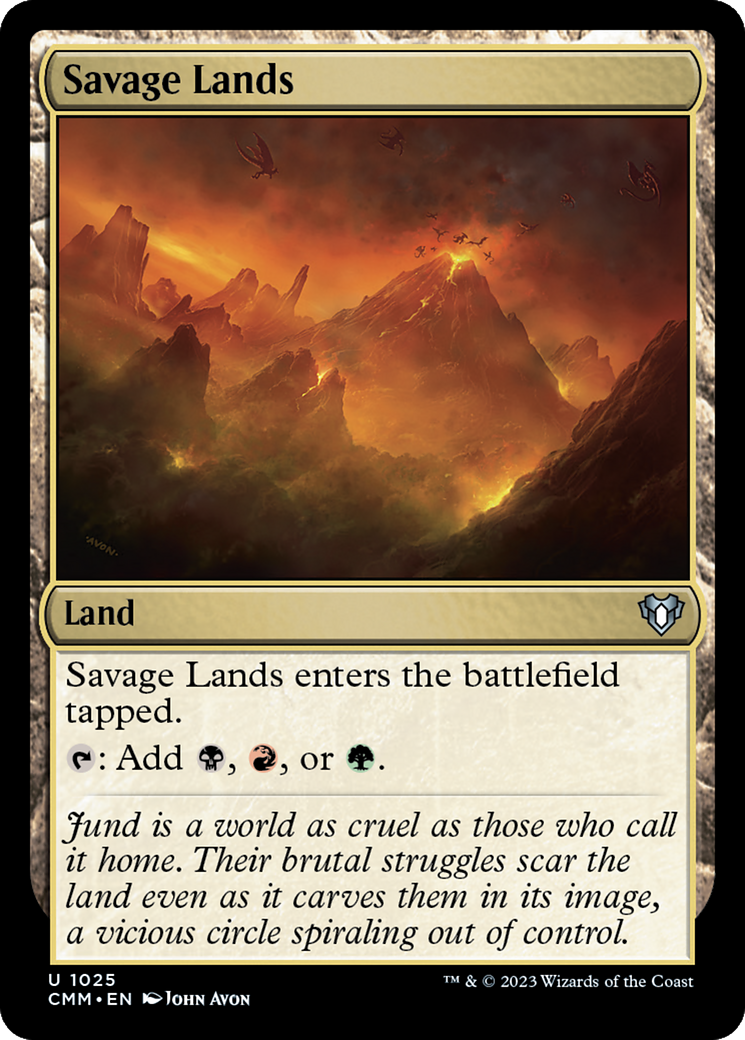 Savage Lands (CMM-1025) - Commander Masters