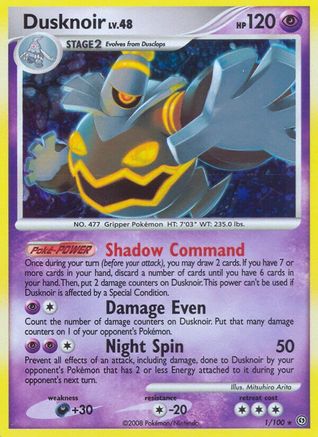 Dusknoir (1) 1/100 - Stormfront Holofoil