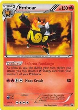 Emboar - BW21 BW21/101 - Black and White Promos Holofoil