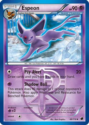 Espeon (Team Plasma) 48/116 - Plasma Freeze