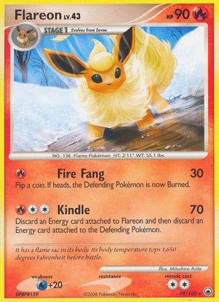 Flareon/100 - Majestic Dawn Reverse Holofoil