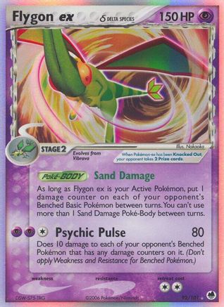 Flygon ex δ 92/101 - Dragon Frontiers Holofoil