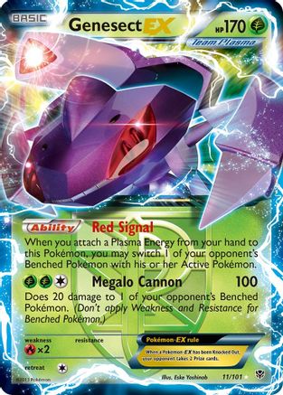 Genesect EX (Team Plasma) 11/101 - Plasma Blast Holofoil