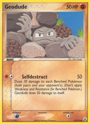 Geodude 53/92 - Legend Maker Reverse Holofoil