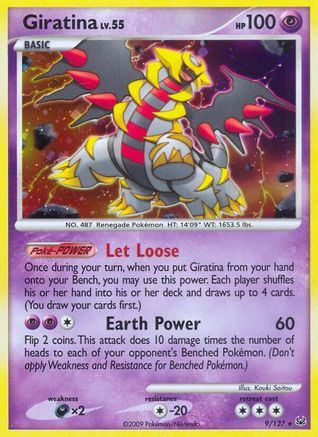 Giratina (9) 9/127 - Platinum Holofoil
