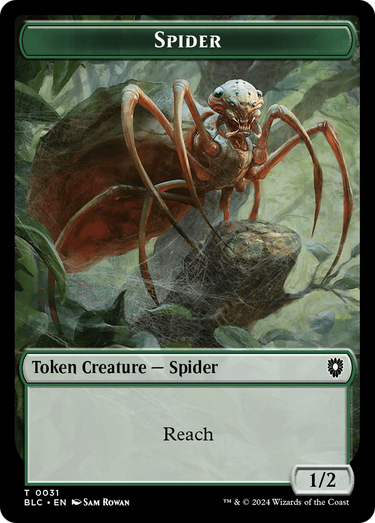 Spider (TBLC-031) - Bloomburrow Commander Tokens