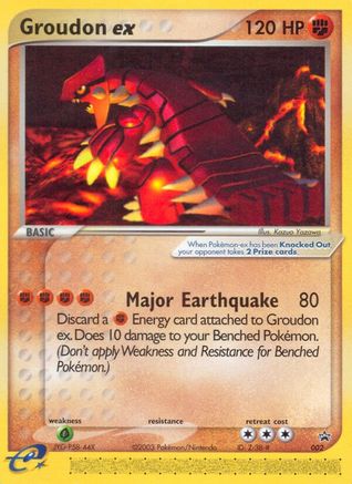 Groudon ex - 002 (Nintendo Power Magazine) 2/40 - Nintendo Promos