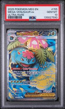 MEGA VENUSAUR EX FULL ART #155 PSA 10