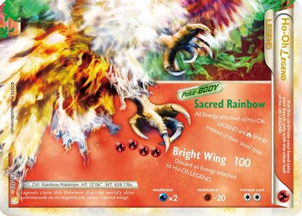 Ho-Oh Legend (Bottom) 112/123 - HeartGold SoulSilver Holofoil