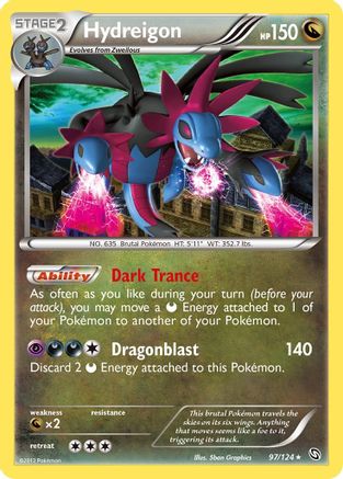 Hydreigon (97) 97/124 - Dragons Exalted