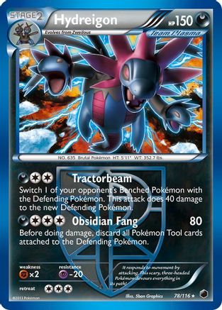 Hydreigon (Team Plasma) 78/116 - Plasma Freeze Reverse Holofoil