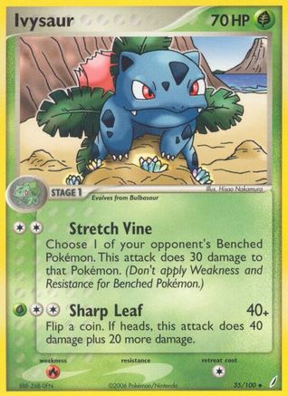 Ivysaur - 035/100 35/100 - Crystal Guardians Reverse Holofoil
